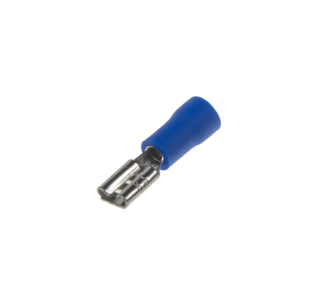 Objímka plochá 4,8 mm modrá, 100 ks, STM 4000202