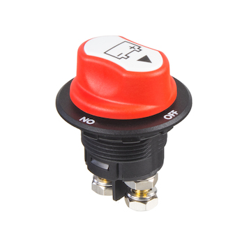 Odpojovač baterie 100A, 32V, neodnímatelná klička, 47214