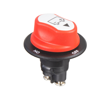 Odpojovač baterie 50A, 50V, neodnímatelná klička, 47212