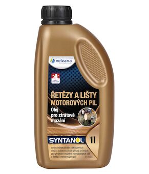 Olej pro ztrátové mazání motorových pil Velvana Syntanol 1 l