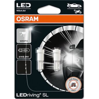 Osram LED W2.3W 12V W2X4.6 0,25W 6000K 25lm OS 2723DWP-02B 2ks