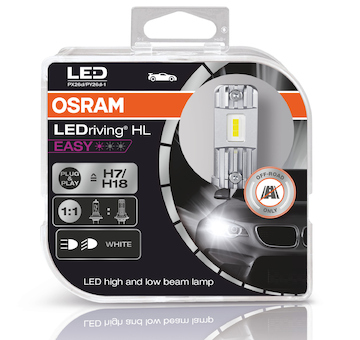 Osram LEDriving HL Easy H7 H18 12V 16,2W PX26d White OS 64210DWESY 2ks
