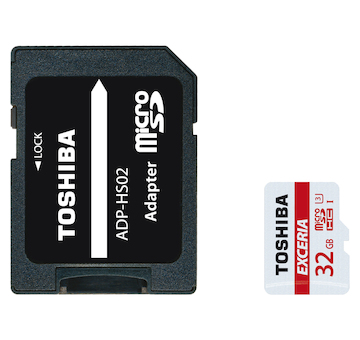 Paměťová karta TOSHIBA micro SDHC 32GB včetně adaptéru, STM 8032GCL10TO