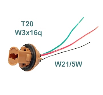 Patice autožárovky T20 W21/5W 7443