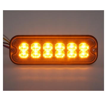 Predator 12x4W LED, 12 - 24V, oranžový, ECE R65, br012A