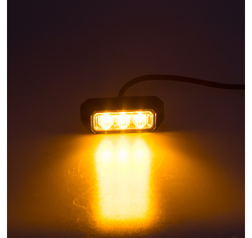 Predator 3x3W LED, 12 - 24V, oranžový, ECE R10, KF003E3W