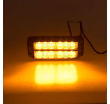 PREDATOR dual 12x1W LED, 12-24V, oranžový, ECE R10, STM KF006D