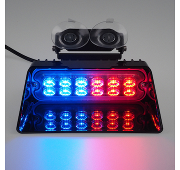 Predator LED vnitřní, 12x LED 3W, 12 - 24V, červeno-modrý, ECE R10, brW012RB