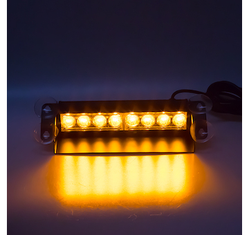 PREDATOR LED vnitřní, 8x3W, 12-24V, oranžový, 240mm, STM KF750-2