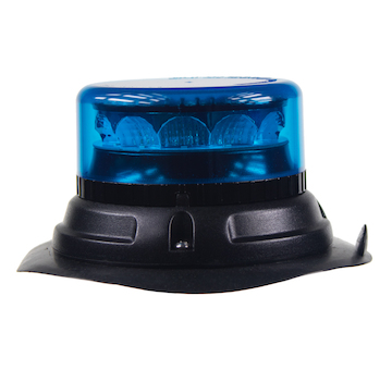 PROFI LED maják 12-24V 12x3W modrý magnet 133x76mm, ECE R65, STM 911-C12MBLU
