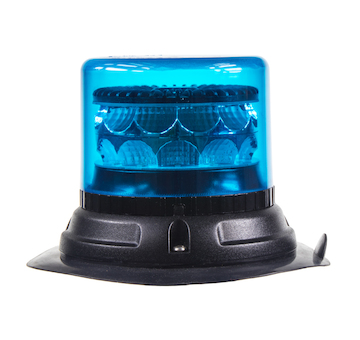 PROFI LED maják 12-24V 24x3W modrý magnet 133x110mm, ECE R65, STM 911-C24MBLU