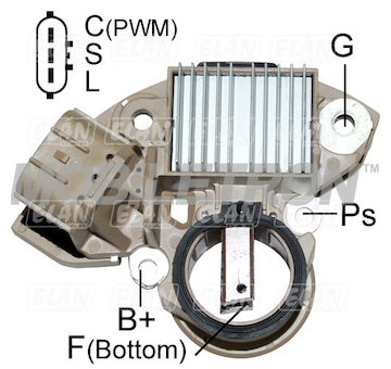 Regulátor alternátoru Mitsubishi A3TJ3691 / A866X54762