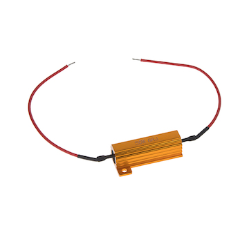 Rezistor pro žárovku 12V, 21W, 6 ohm, hliníkové pouzdro, LEDR-21W