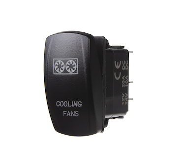 Rocker2 spínač COOLING FANS 12 - 24V, 47127