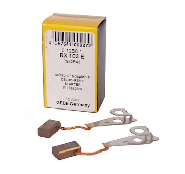 Sada uhlíků alternátoru - Delco 7982543  GE RX 103E