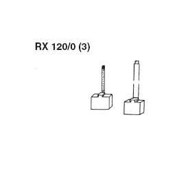 Sada uhlíků startéru - Delco 3471009  GE RX 120(3)