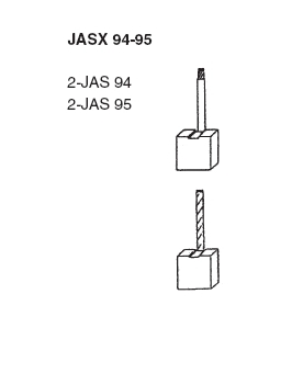 Sada uhlíků startéru - Hitachi 2250-2323