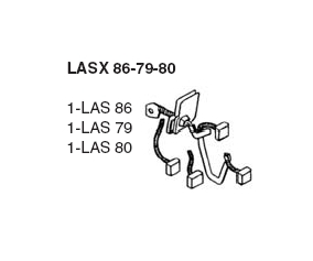 Sada uhlíků startéru - Lucas 60600953  GE LASX 86-79-80