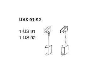 Sada uhlíků startéru - Valeo Ducellier 583041