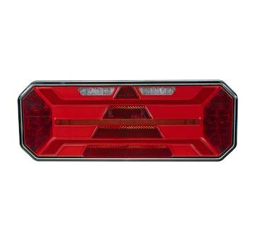 Sdružená LED lampa pravá zadní s dynamickými blinkry 12/24V, STM TRL34P