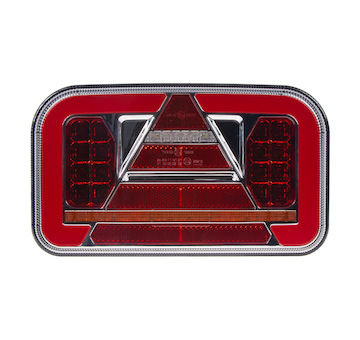 Sdružená LED lampa pravá zadní s dynamickými blinkry 12/24V, STM TRL35P