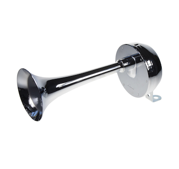 Singl-fanfára 260mm, chrom, 24V, elektromagnetická, vysoký tón SN-250H/24V