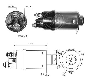 Spínač startéru Delco 1115596