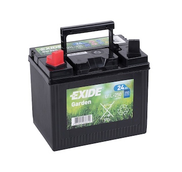 Startovací baterie EXIDE Garden EU1L-250 12V 24Ah 250A - levá