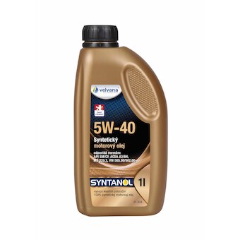 Syntetický motorový olej Velvana Syntanol 5W-40 1l