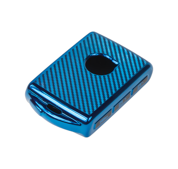 TPU obal pro klíč Volvo, carbon modrý, 484VO113CB
