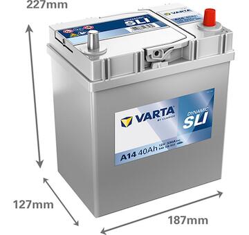 Varta Dynamic SLI A14 540126033K262 12V 40Ah 330A