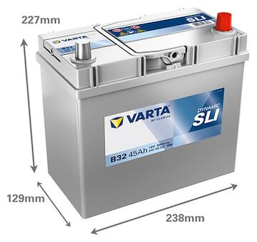Varta Dynamic SLI B32 545156033K262 12V 45Ah 330A