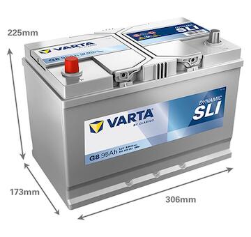 Varta Dynamic SLI G8 595405083K262 12V 95Ah 830A