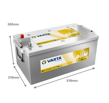 Varta Promotive AGM A1 710901120K182 12V 210Ah 1200A