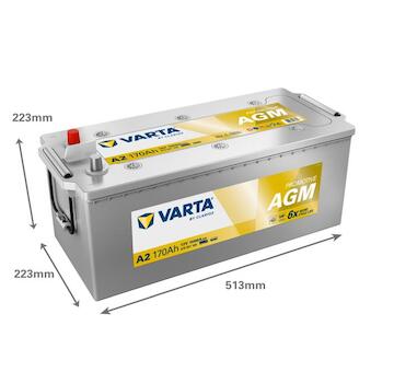 Varta Promotive AGM A2 670901100K182 12V 170Ah 1000A