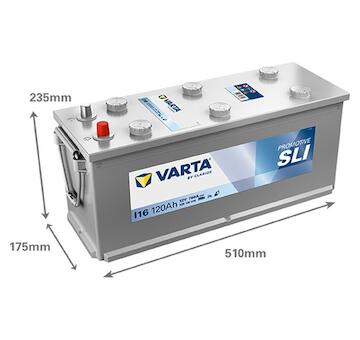 Varta Promotive SLI I16 620109076K182 12V 120Ah 760A
