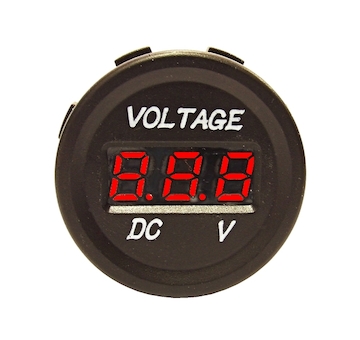 Voltmetr digitální - červené podsvětlení