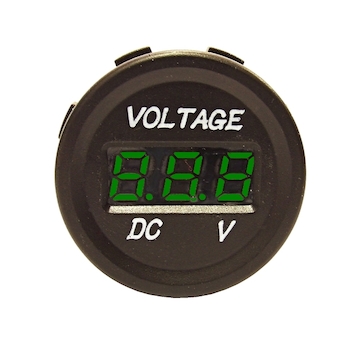 Voltmetr digitální - zelené podsvětlení