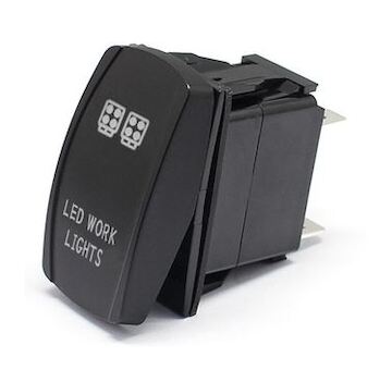 Vypínač kolébkový - LED pracovní světla OFF-ON 1pol.250V/20A