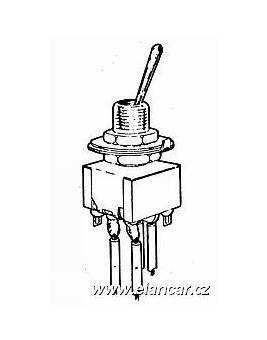 Vypínač páčkový ON - ON 250V/3A Biffi Premolli