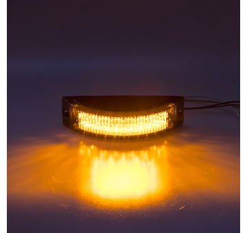 Výstražné LED světlo vnější, oranžové, 12 - 24V, KF188