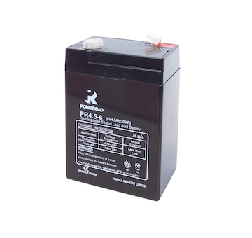 Záložní akumulátor 6V 4,5Ah VRLA AGM (bezúdržbový)