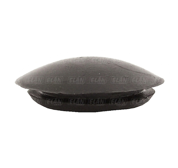 Záslepka gumová kulatá – průměr 15,5 mm (černá)