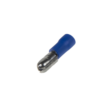Zástrčka kruhová 5,0 mm modrá, 100 ks, STM 4001202