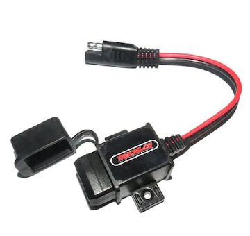 Zásuvka vodotěsná pro motocykl s USB