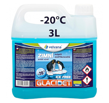Zimní směs do ostřikovačů Glacidet Ice Free -20°C  - 3l