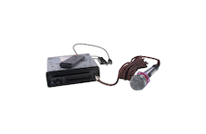 1DIN rádio pro autobusy s DVD, CD, 2x USB, SD, Mikrofon pro průvodce, 80825BUS