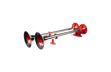 2 tónová fanfára 640mm, červená, chrom, bez kompresoru, SN-031