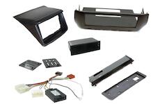 2DIN/1DIN redukce pro MITSUBISHI L200 2012- plast+ovládání, STM 10923KIT