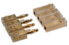 4-pólový zlacený konektor pro připojení repro na zadním platu, STM 33113